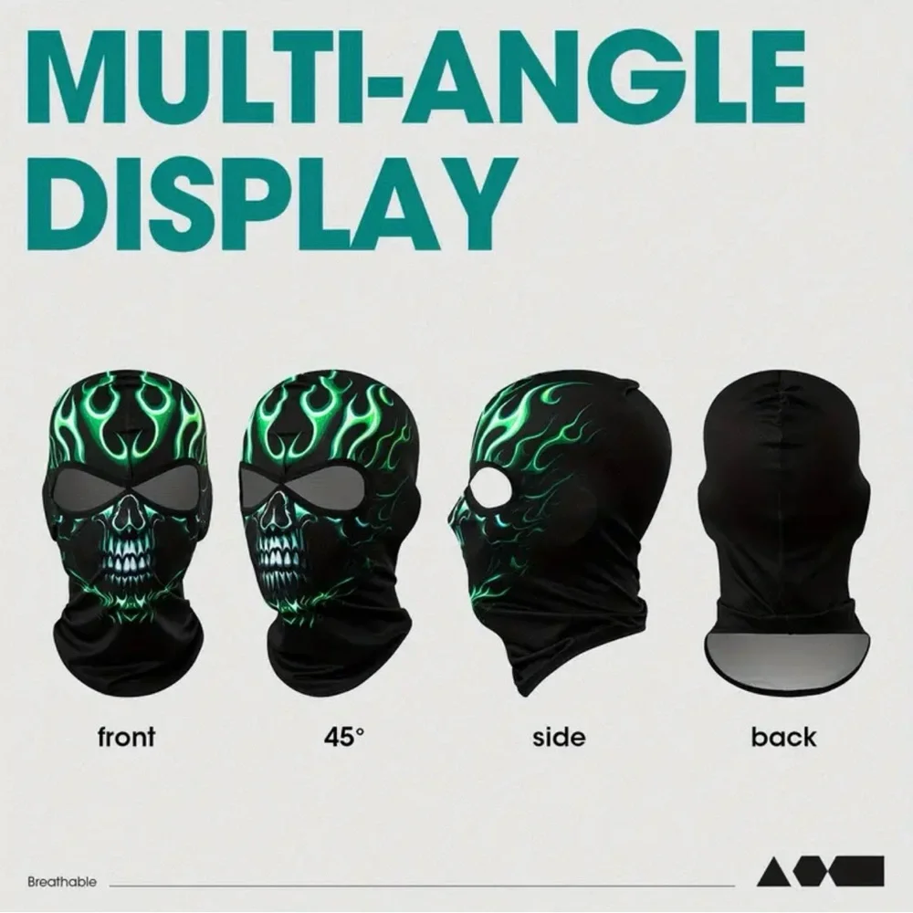 Skull Balaclava Mask (1 Of Each Color)